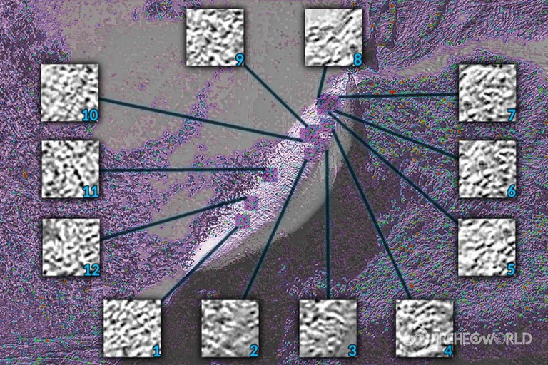 L'interpretazione digitale computerizzata delle diverse densità dell'anomalia