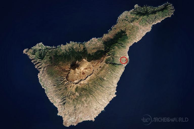Tenerife - Localizzazione delle "piramidi di Güímar"