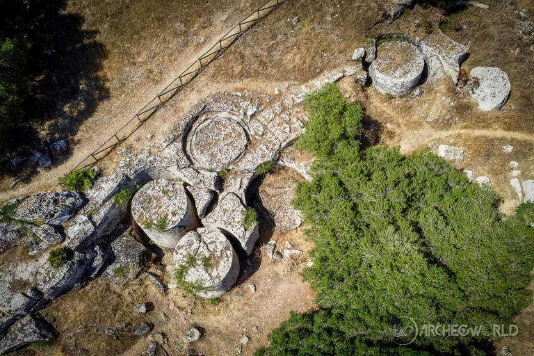 Veduta aerea delle Cave di Cusa