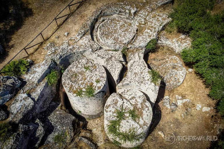 Veduta aerea delle Cave di Cusa