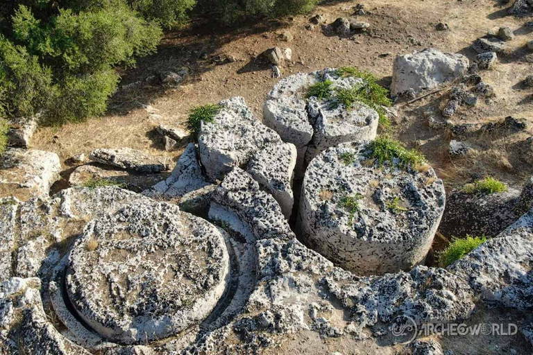 Veduta aerea delle Cave di Cusa