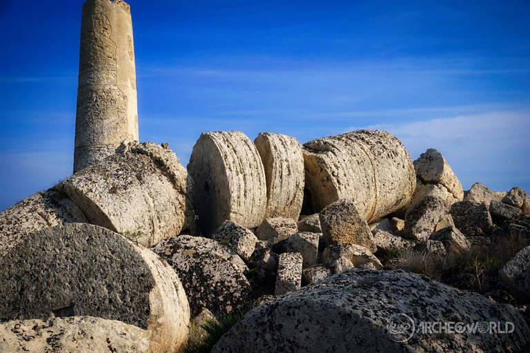 Le rovine del Temipo G come appaiono al visitatore
