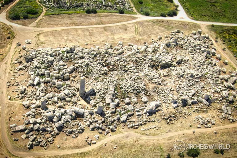 Veduta cantiere del Tempio G rimasto incompiuto